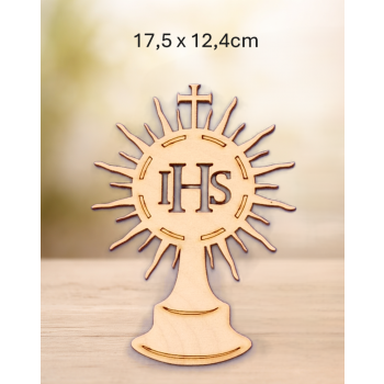 Monstrancja 17,5cm, sklejka 3mm